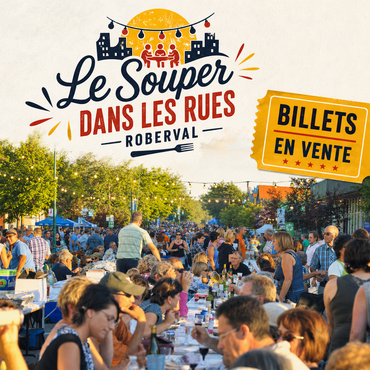 souper dans les rues roberval